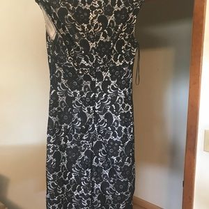 Black lace dress